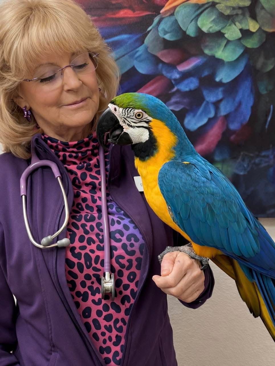Dr. Billiar and bird2